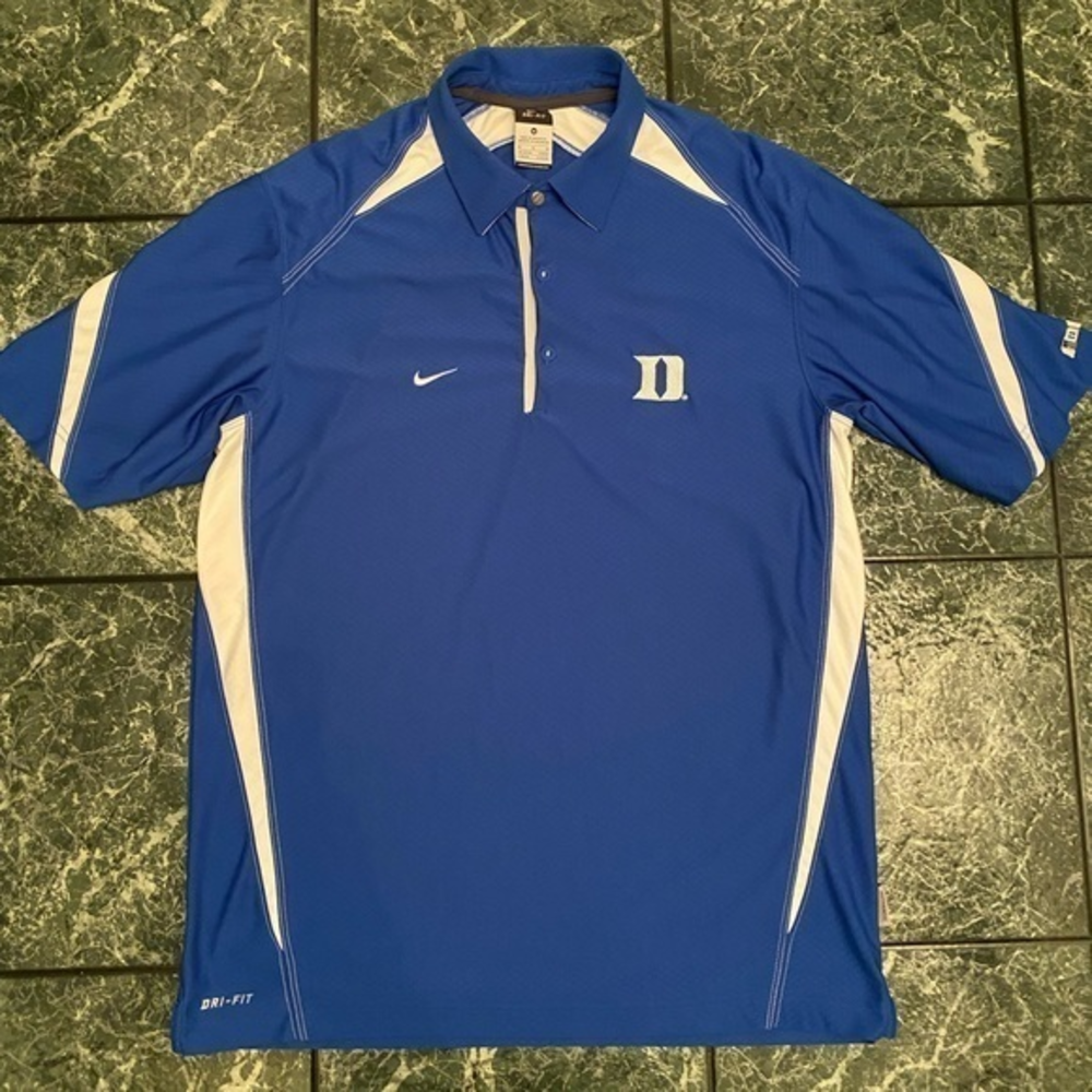 Nike Dri-Fit Mens Duke‎ Blue Devils Polo
